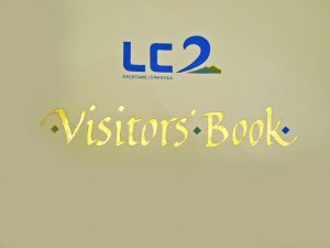LC2 Visitors' Book
