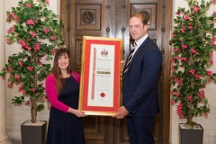 Presentation with Alun Wyn Jones